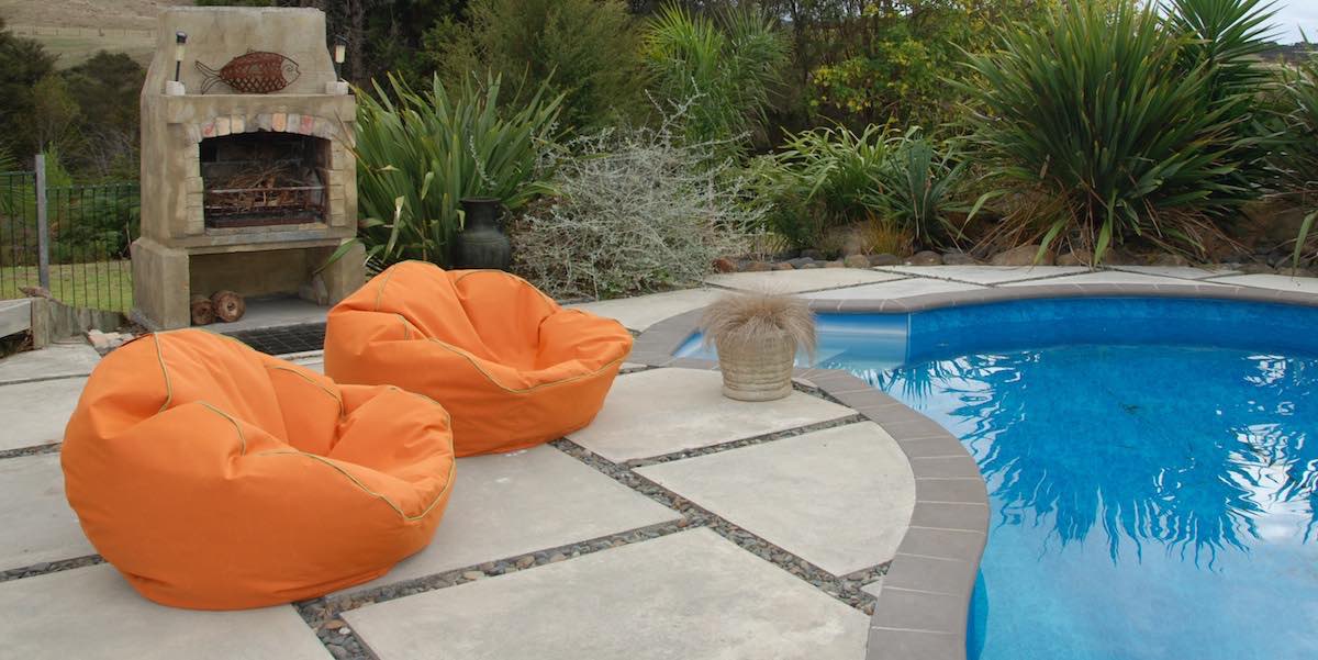 tuscan bean bags made from marine grade canvas